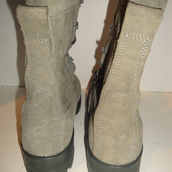 BELLEVILLE GREEN SUEDE BOOTS MENS SHOE SIZE 8 - Picture 6 of 7